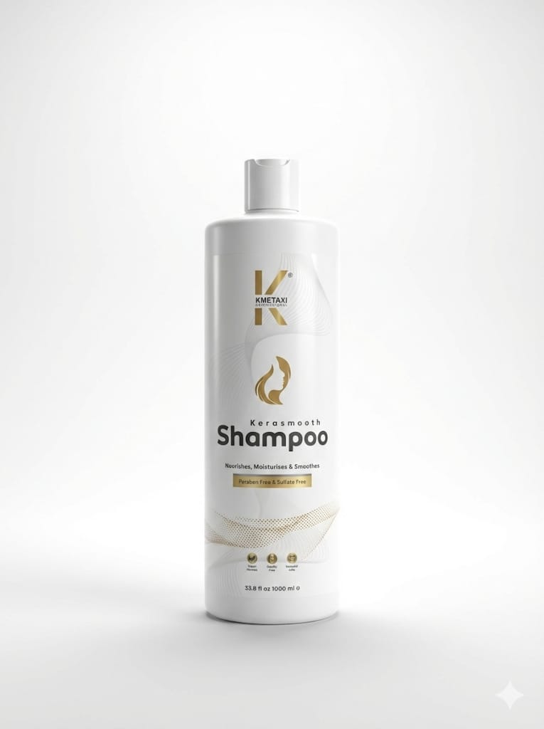Keratin Shampoo Sulphate Free for Dry & Damaged Hair, Professional Smoothening Shampoo with Argan Oil, Silk Protein & Panthenol, Anti Frizz Repair for Soft Shiny Hair – 1000ml