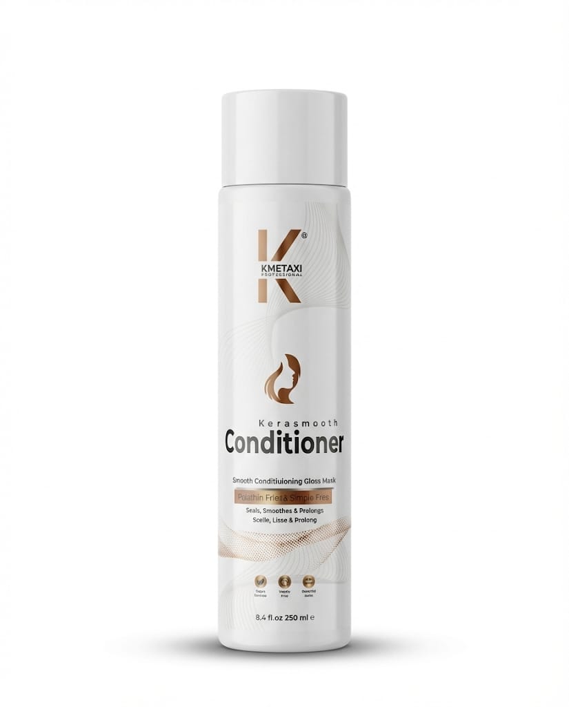 Keratin Conditioner Sulphate Free for Dry &amp; Damaged Hair, Smoothening Hair Conditioner with Argan Oil, Avocado &amp; Hyaluronic Acid, Anti Frizz Repair for Soft Silky Hair – 250ml